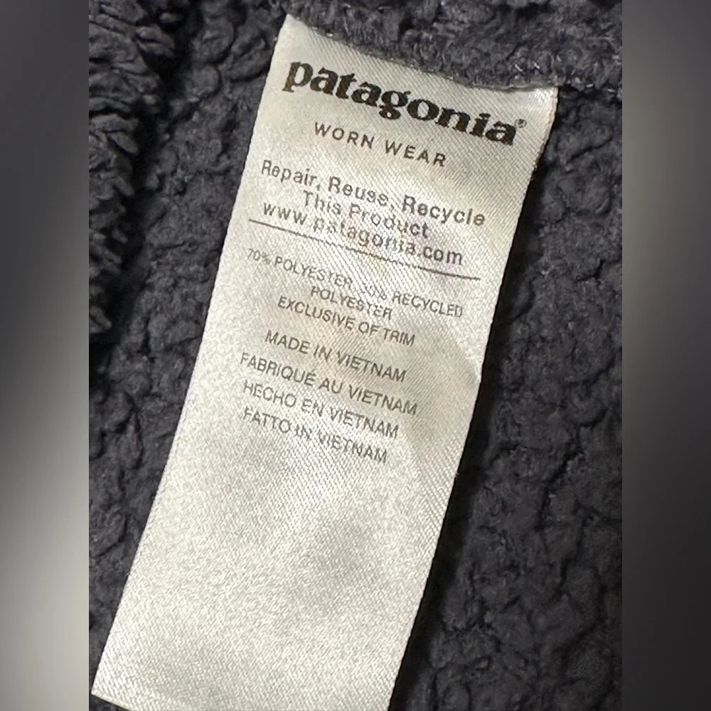 Patagonia Charcoal Fleece Jacket